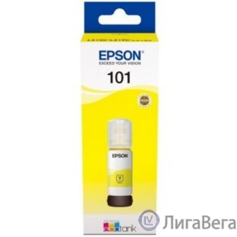 EPSON C13T03V44A Контейнер  101 с желтыми чернилами для  L4150/L4160/L6160/L6170/L6190, L6290 70 мл. 