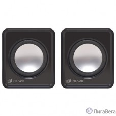 Колонки Oklick OK-331 2.0 черный 6Вт