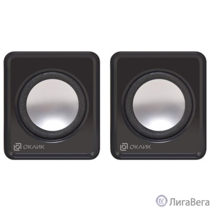 Колонки Oklick OK-331 2.0 черный 6Вт