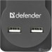 Defender Фильтр DFS 753 3.0 м, 5 розеток, 2xUSB, 2.1A (99753) Defender Фильтр DFS 753 3.0 м, 5 розеток, 2xUSB, 2.1A (99753)