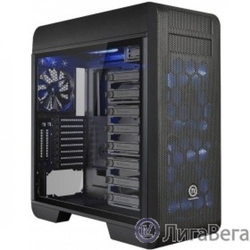 Case Tt Core V71 TG  [CA-1B6-00F1WN-04]  E-ATX/ win/ black/ no PSU / Tempered Glass 