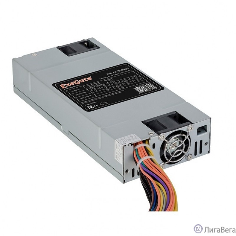 Exegate EX237310RUS Серверный БП 450W  APFC, унив. для 1U, 24pin,2x(4+4)pin,4xSATA,3xIDE