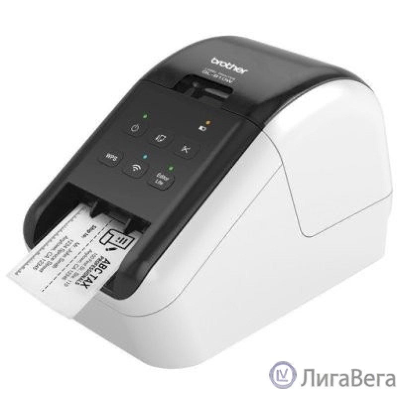 Brother QL-810W Принтер для изготовления наклеек авторезак, ленты до 62 мм, до 110 наклеек/мин, 300 т/д, WiFi (QL810WR1) Brother QL-810W Принтер для изготовления наклеек авторезак, ленты до 62 мм, до 110 наклеек/мин, 300 т/д, WiFi (QL810WR1)