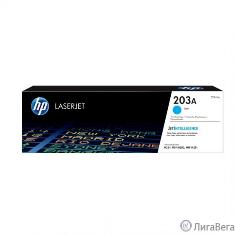HP CF541A Картридж 203A Cyan {CLJ Pro MFP M254/280/281} (1300 стр) HP CF541A Картридж 203A Cyan {CLJ Pro MFP M254/280/281} (1300 стр)