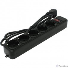 Exegate EX266859RUS Сетевой фильтр Exegate SP-5-1.5B (5 розеток, 1.5м, евровилка, черный)