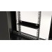 Hyperline TWB-2266-GP-RAL9004 Шкаф настенный 19-дюймовый (19″), 22U, 1086x 600х 600мм, стеклянная дверь с перфорацией по бокам, ручка с замком, цвет черный (RAL 9004) (разобранный)