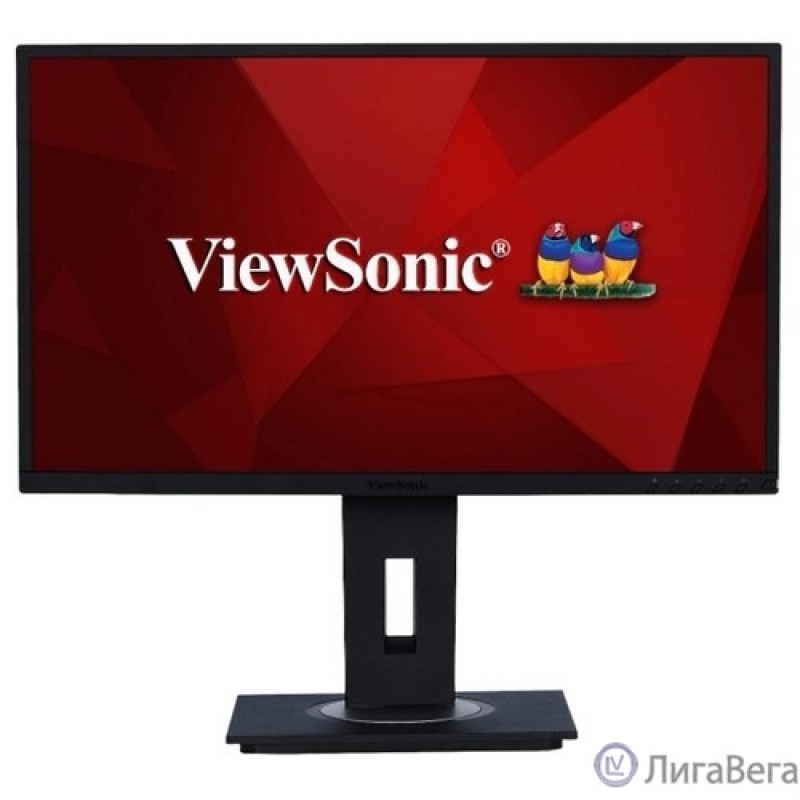 LCD ViewSonic 23.8″ VG2448 черный {IPS, 1920x1080, 5 ms, 178°/178°, 250 cd/m, 50M:1, D-Sub, HDMI}