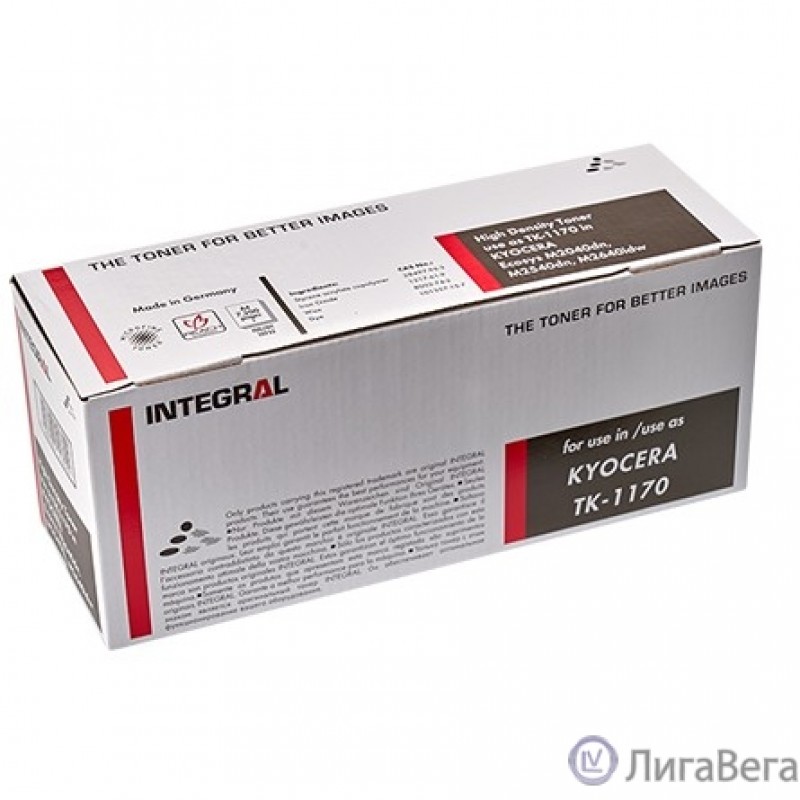 INTEGRAL TK-1170 Тонер-картридж для Kyocera-Mita M2040dn M2540dn, M2640idw  (7 200 стр), с чипом 12100172 INTEGRAL TK-1170 Тонер-картридж для Kyocera-Mita M2040dn M2540dn, M2640idw  (7 200 стр), с чипом 12100172