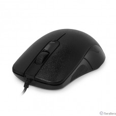 CBR CM 105 Black USB, Мышь офисн., оптич., 800/1200/1600 dpi, 4 кн., 1,8 м, ABS-пластик