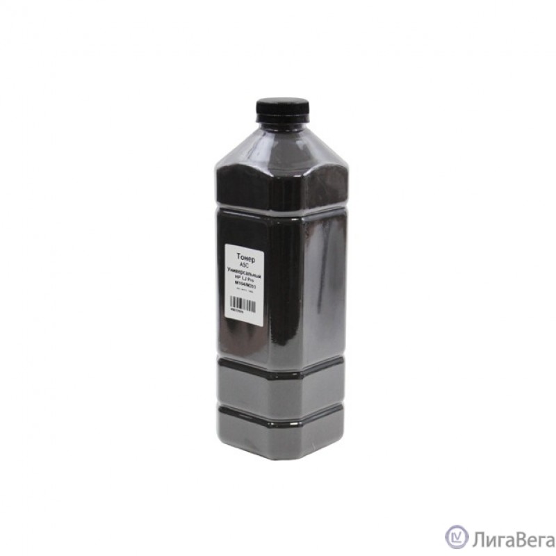 ASC Тонер универсальный для HP LJ Pro M104/М203, Bk, 1 кг, канистра (CF218/CF230)