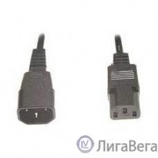 Кабель питания сист.блок-монитор Gembird 3.0м, черный, с зазем., пакет [PC-189-10]