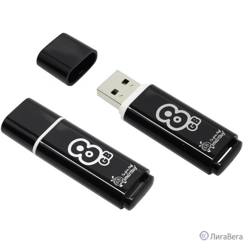 Smartbuy USB Drive 8Gb Glossy series Black SB8GBGS-K Smartbuy USB Drive 8Gb Glossy series Black SB8GBGS-K
