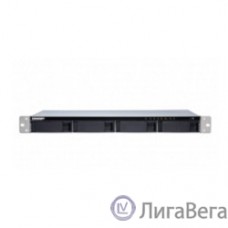 QNAP TS-431XeU-8G Сетевое хранилище, 4 отсека для HDD, 10 GbE SFP+, стоечное исполнение, 1 блока питания. ARM Cortex-A15 Annapurna Labs AL-314 1,7 ГГц, 8 ГБ. Направляющие в комплект поставки не 