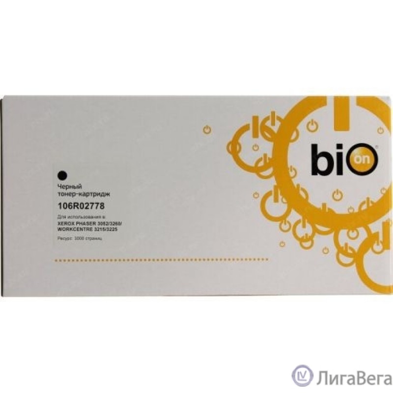 Bion BCR-106R02778 Картридж для Xerox{Phaser 3260/3052, WorkCenter 3215/3225} (3000  стр.), Черный, с чипом Bion BCR-106R02778 Картридж для Xerox{Phaser 3260/3052, WorkCenter 3215/3225} (3000  стр.), Черный, с чипом