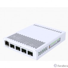 MikroTik CRS305-1G-4S+IN Коммутатор, 4x SFP+, 1G RJ45, настольный корпус