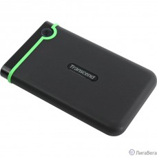 Transcend Portable HDD 2Tb StoreJet TS2TSJ25M3S {USB 3.0, 2.5″, black-green}