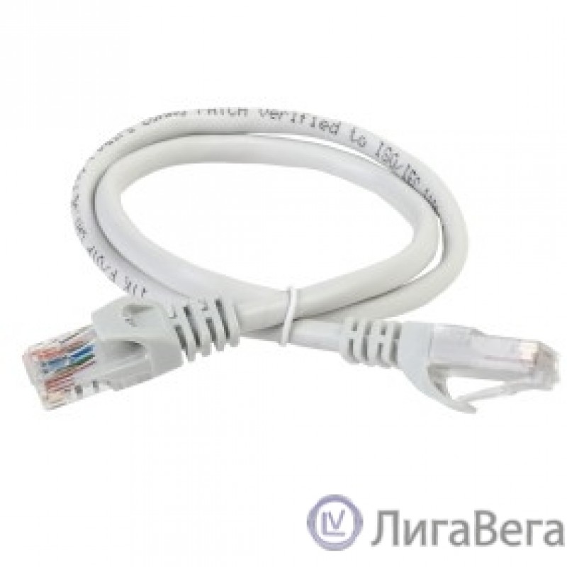 ITK PC01-C5EUL-1M Коммутационный шнур (патч-корд), кат.5Е UTP, LSZH, 1м, серый ITK PC01-C5EUL-1M Коммутационный шнур (патч-корд), кат.5Е UTP, LSZH, 1м, серый