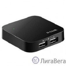 D-Link DUB-H4/E1A Компактный концентратор с 4 портами USB 2.0