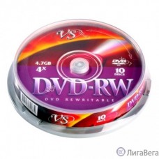 Диски VS DVD-RW 4,7 GB 4x CB/10       