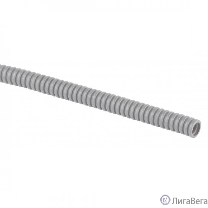 ЭРА Б0020110 Трубы гофр ПВХ GOFR-20-100-PVC  (серый) d 20мм с зонд. легкая 100м
