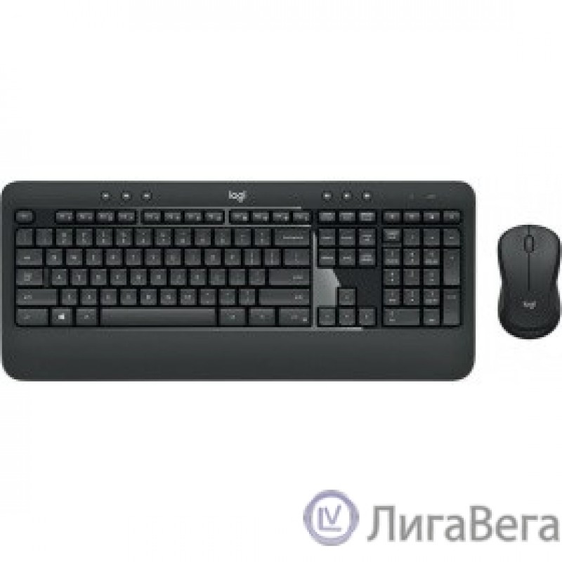 920-008686 Logitech Клавиатура + мышь MK540 Advanced, USB, беспроводной, черный оригинальная заводская гравировка RU/LAT