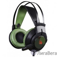 A4 Bloody J450 черный/зеленый 2.2м мониторы оголовье