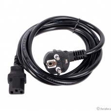 VCOM CE021-CU1.5-1.8 Кабель компьютер --> розетка 220V ( угловая Евровилка)  3G*1.5mm2  , 1,8м