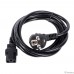 VCOM CE021-CU1.5-1.8 Кабель компьютер --> розетка 220V ( угловая Евровилка)  3G*1.5mm2  , 1,8м