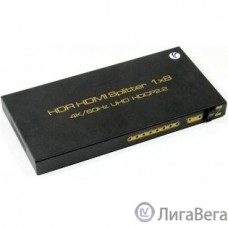 VCOM DD428 Разветвитель HDMI Spliitter 1=>8  2.0v.
