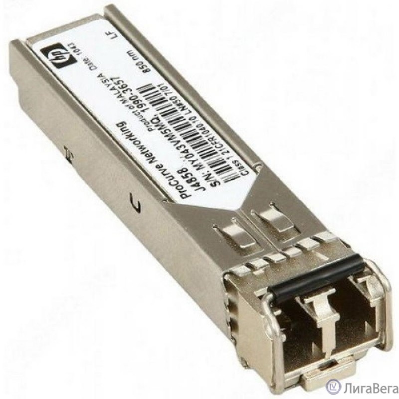 HP J4858D Трансивер HPE Aruba 1G SFP LC SX 500m MMF XCVR HP J4858D Трансивер HPE Aruba 1G SFP LC SX 500m MMF XCVR