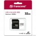 Micro SecureDigital 32Gb Transcend TS32GUSD300S-A {MicroSDHC Class 10 UHS-I, SD adapter}