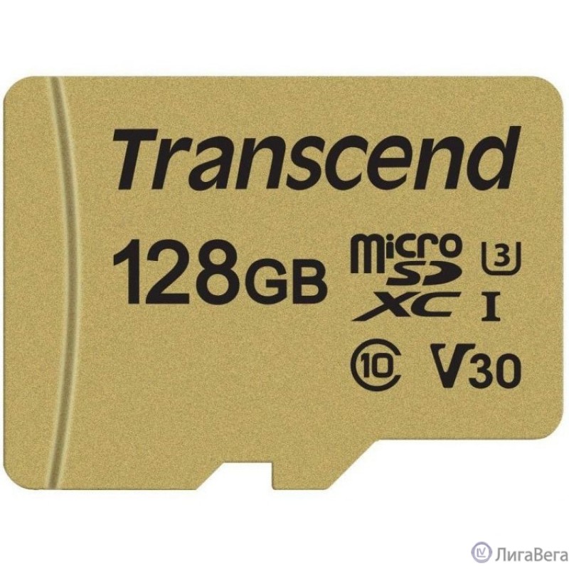 Micro SecureDigital 128Gb Transcend Class 10 TS128GUSD500S {MicroSDXC Class 10 UHS-I U3, SD adapter} Micro SecureDigital 128Gb Transcend Class 10 TS128GUSD500S {MicroSDXC Class 10 UHS-I U3, SD adapter}