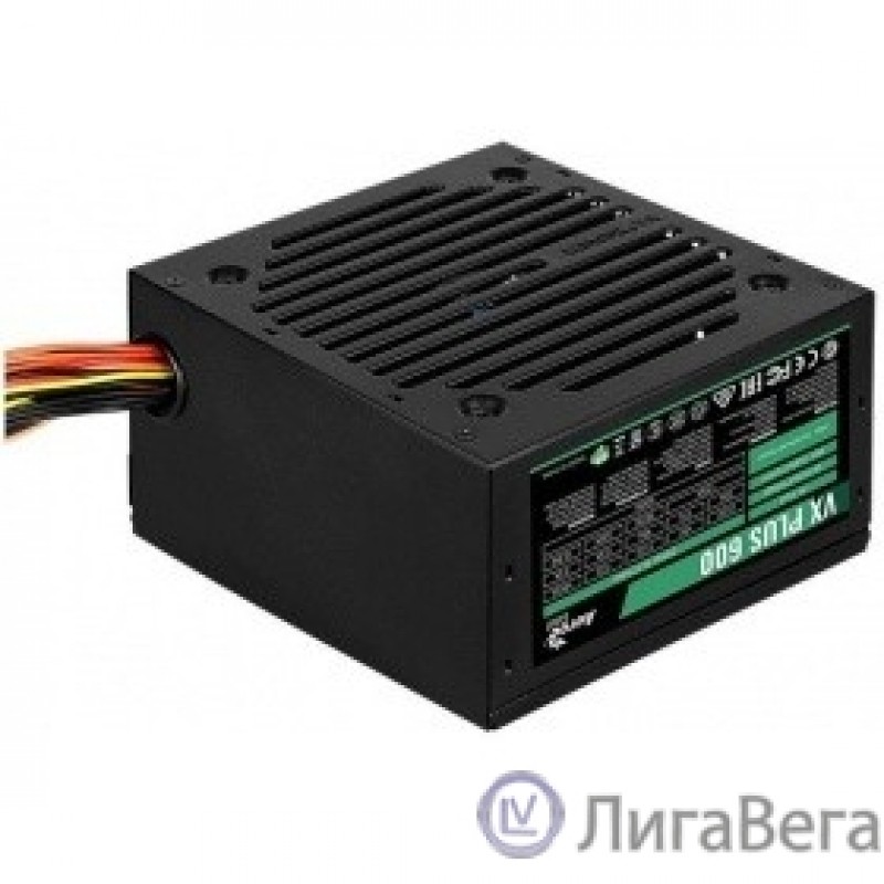 Aerocool 600W VX-600 PLUS (24+4+4pin) 120mm fan 3xSATA RTL