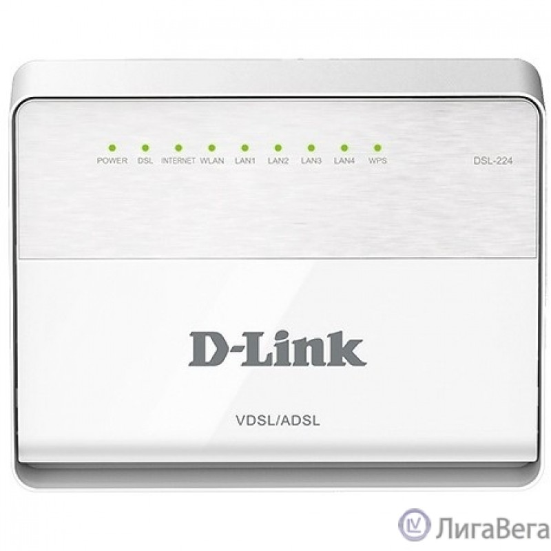 D-Link DSL-224/R1A Беспроводной маршрутизатор VDSL2 с поддержкой ADSL2+ D-Link DSL-224/R1A Беспроводной маршрутизатор VDSL2 с поддержкой ADSL2+