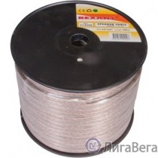 Rexant 01-6309 Кабель акустический, 2х4.00 мм2, прозрачный SILICON, 100 м.  