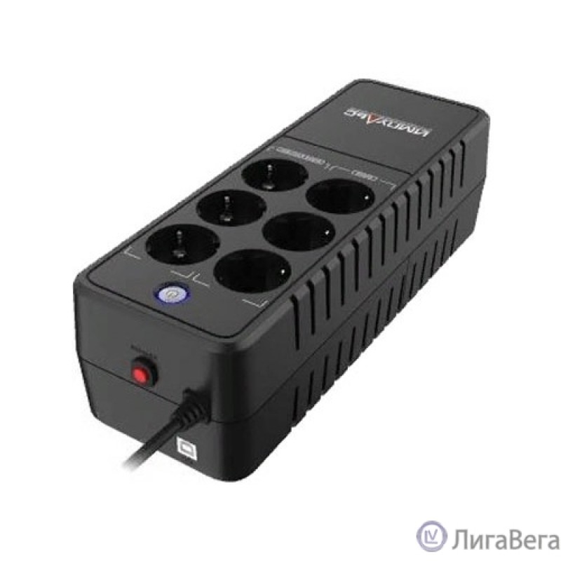 Импульс ИБП ЭКСПЕРТ 850 {850 ВА/490 Вт, 6xSCHUKO, USB}  {EX85101/EX85102}