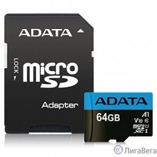 Micro SecureDigital 64Gb A-DATA AUSDX64GUICL10A1-RA1
