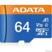 Micro SecureDigital 64Gb A-DATA AUSDX64GUICL10A1-RA1