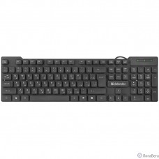 Defender Клавиатура Element HB-190 USB RU [45191] {Проводная,черный,полноразмерная}