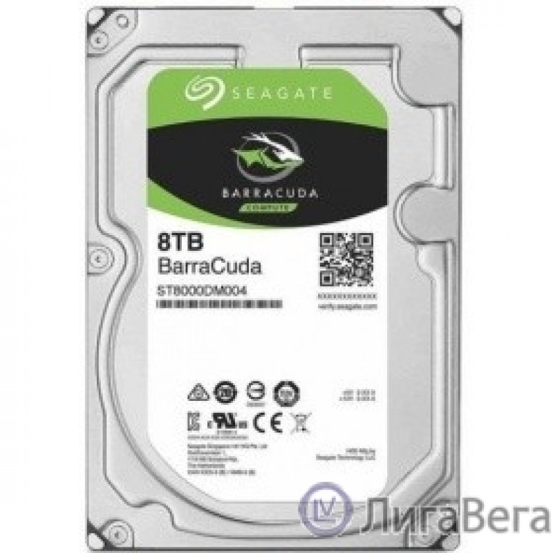 8TB Seagate BarraCuda (ST8000DM004) {Serial ATA III, 5400 rpm, 256mb buffer}
