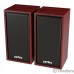 Perfeo колонки ″CABINET″ 2.0, мощность 2х3 Вт (RMS), махагон, USB	