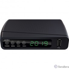 Perfeo DVB-T2/C приставка ″STREAM″ для цифр.TV, Wi-Fi, IPTV, HDMI, 2 USB, DolbyDigital, пульт ДУ [PF_A4351]