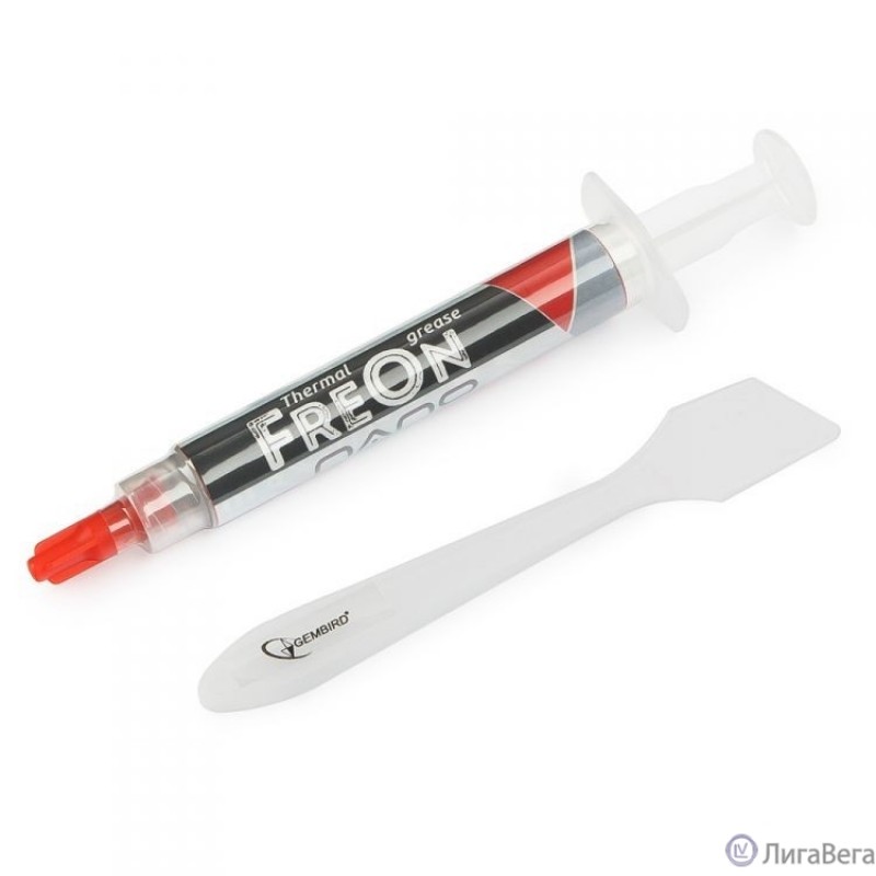 Термо паста Gembird FreOn NANO GF-31-1.5 для радиаторов, 1,5гр, шприц Термо паста Gembird FreOn NANO GF-31-1.5 для радиаторов, 1,5гр, шприц