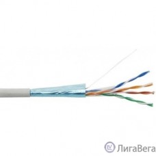 PROconnect (01-0142-3-50) Кабель витая пара омедненный, F/UTP, CCA, CAT 5e, PVC, 4PR, 24AWG, INDOOR, SOLID, серый, 50м