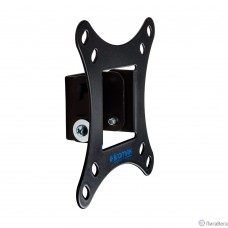 Kromax VEGA-6 new black, наст. для TV 15″-32″, max 20 кг, 1 ст св., нак. +5° -15°, от ст. 30 мм, max VESA 100x100 мм.