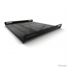 Hyperline TSH3L-450-RAL9004 (TSH3L-450-RAL9005) Полка стационарная, глубина 450 мм,с боковым креплением, нагрузка до 20 кг,для шкафов серии TTB, TTBR, TTC2, TWB, TWM, TWFS,485х450мм (ШхГ), цвет черный