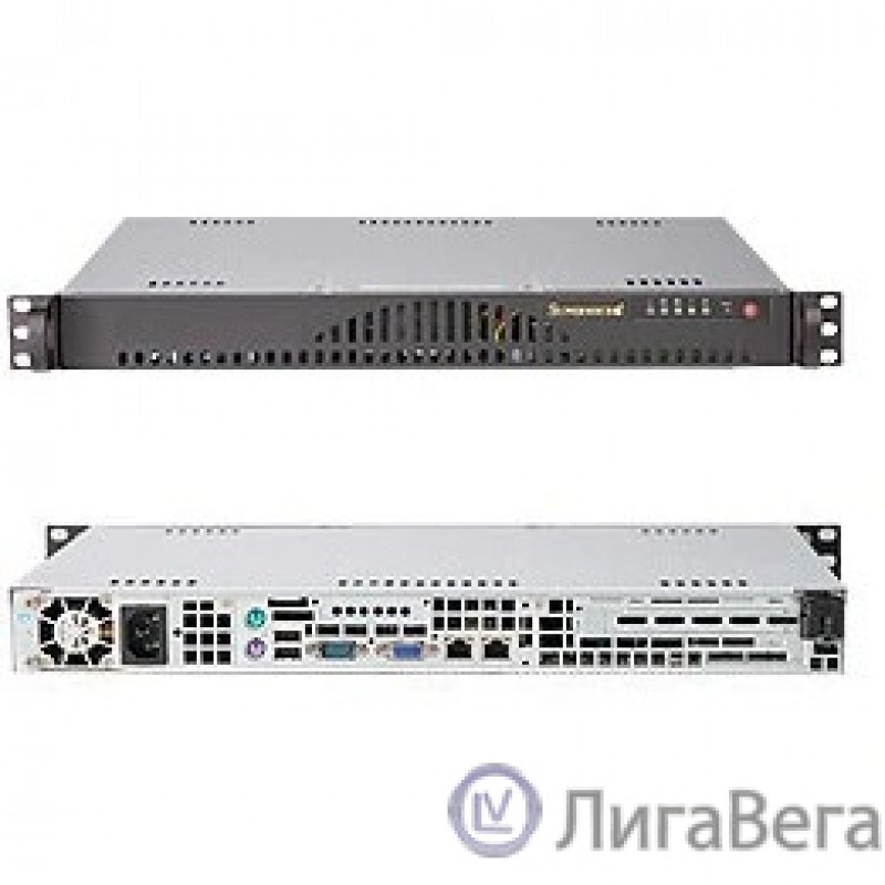 Корпус SuperMicro CSE-512L-200B 200W черный