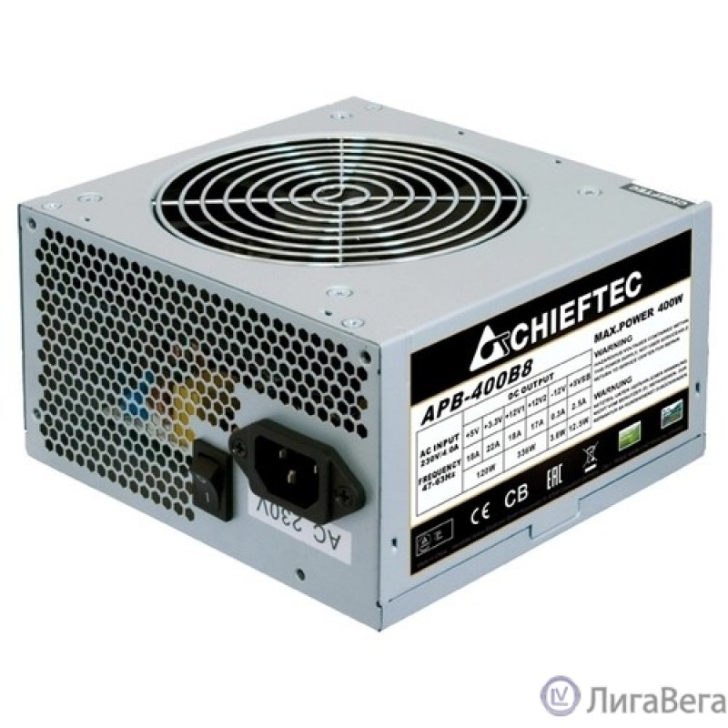 Chieftec 400W OEM (APB-400B8) ATX v.2.3, A.PFC, Fan 12cm Chieftec 400W OEM (APB-400B8) ATX v.2.3, A.PFC, Fan 12cm