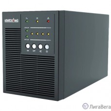 Импульс ИБП МИНИ 1000 {1000 ВА/800 Вт, LCD+LED, RS-232, USB, АКБ 2х7Ач, SCHUKOx3},черный