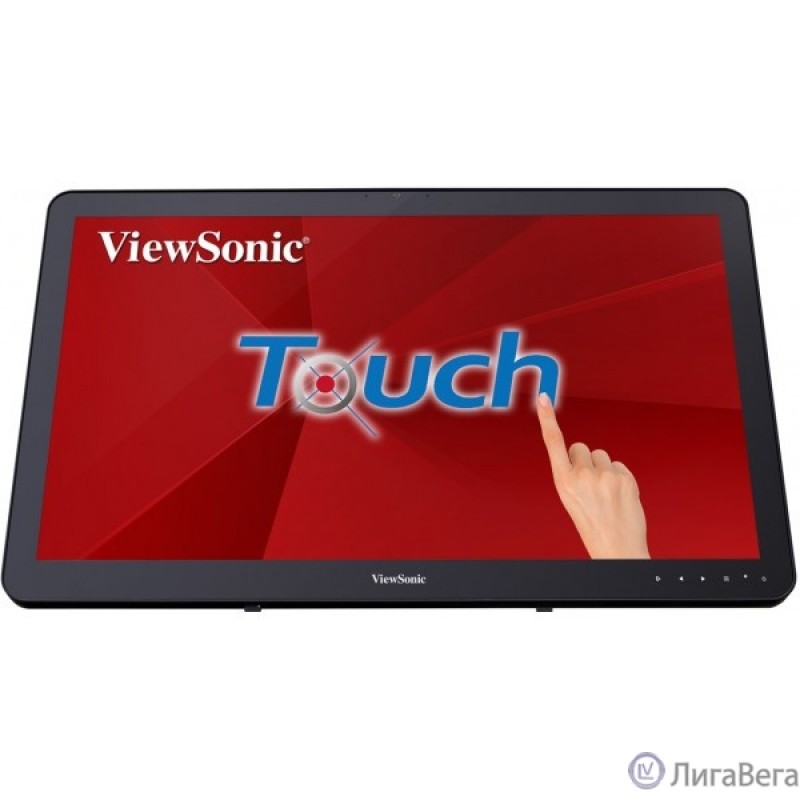 LCD ViewSonic 23.6″ TD2430 черный TOUCH {VA 10-points touch 1920x1080 10ms 200cd 3000:1(DCR 50M:1) D-Sub HDMI DisplayPort USB3.0x2 Audio speakers} [VS16495]
